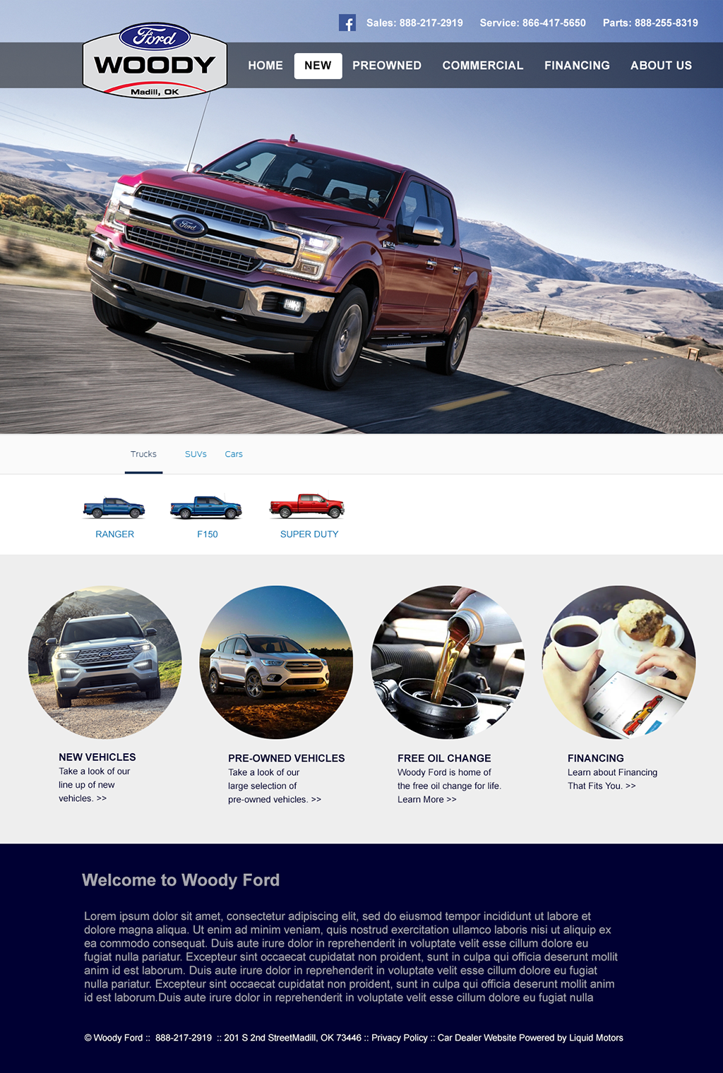 Studio-RM Portfolio - Woody Ford Custom Website